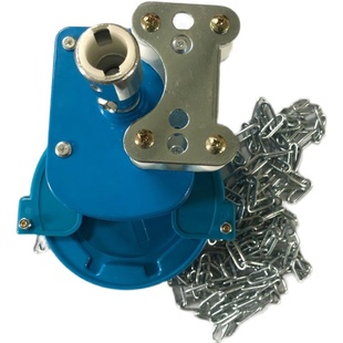 厂家直销温室大棚配件力卷王加厚手摇膜器卷膜器卷帘机侧卷拉链顶