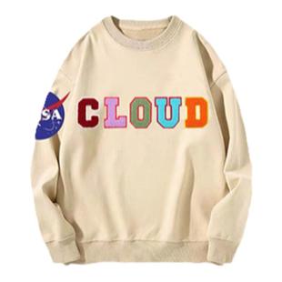 卡通彩色英文字母刺绣毛巾绣布贴国潮衣服绣花贴布DIY儿童名字章