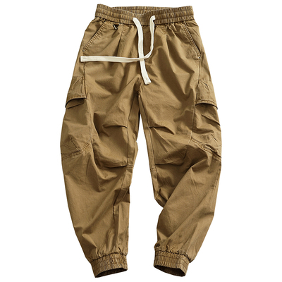 jogger束脚工装休闲裤男3D立裁