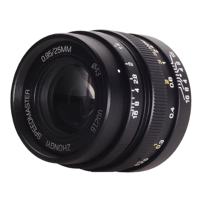 中一光学25mmF0.95中一光学镜头