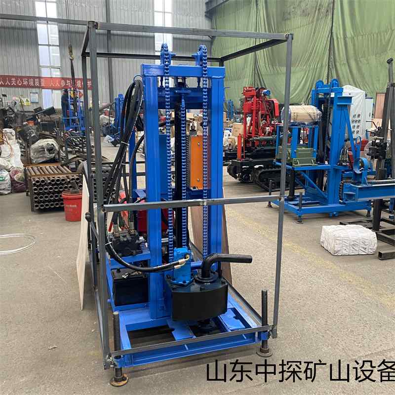 牵引轮柴油液压打井机 民用小型150米水井钻机 农田灌溉打井神器