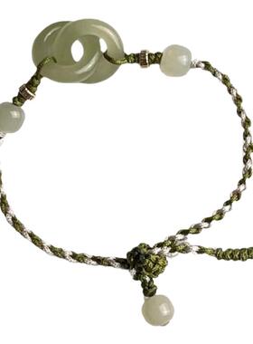 女平安扣手绳编织手绳