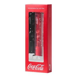 KACO｜「可口可乐」联名珍宝冰川探险中性笔盖帽0.5黑大容量书写刷题顺滑速干办公文具签字笔考试考研