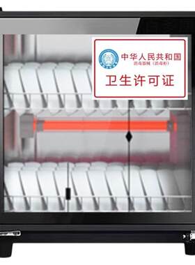 家用消毒柜迷你餐具碗筷保洁柜臭氧小型立式桌面柜商家用卧烘干