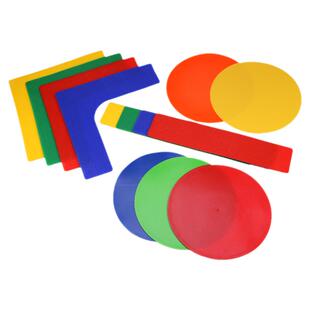 球场标识物标志线地贴线 足球网球场地障碍物目标垫地标贴标线