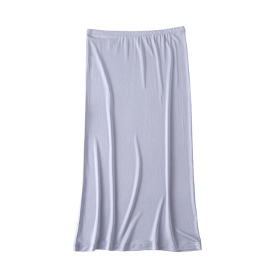 42针加捻100%桑蚕丝打底六分衬裙