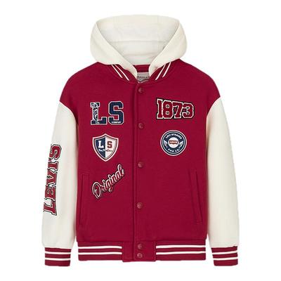 【新年红色】Levi's李维斯男女童夹克2025新品儿童外套宝宝棒球服