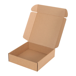 正方形飞机盒快递盒收纳盒加厚特硬打包盒扁平包装盒纸盒子定制