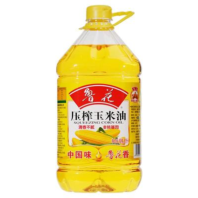 鲁花压榨玉米油5L商超同款正品