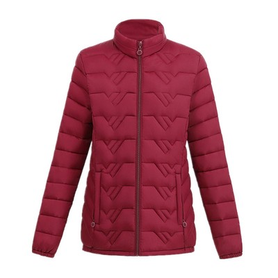 新款冬时尚棉衣轻薄外穿洋气