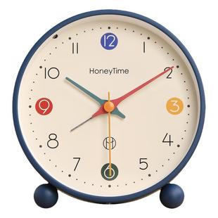 钟表小闹钟桌面摆件学生用座钟新款客厅高级感摆台式创意迷你时钟