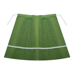 [清仓]2025国风汉服元素明制女纯色一片式梯形褶马面裙现货