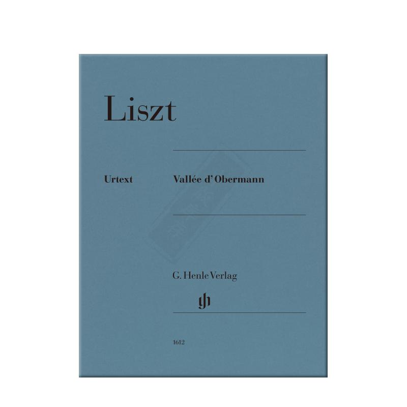 李斯特 奧伯曼山谷 鋼琴獨(dú)奏 德國亨樂原版樂譜書 Liszt Vallee dObermann Piano solo HN1612
