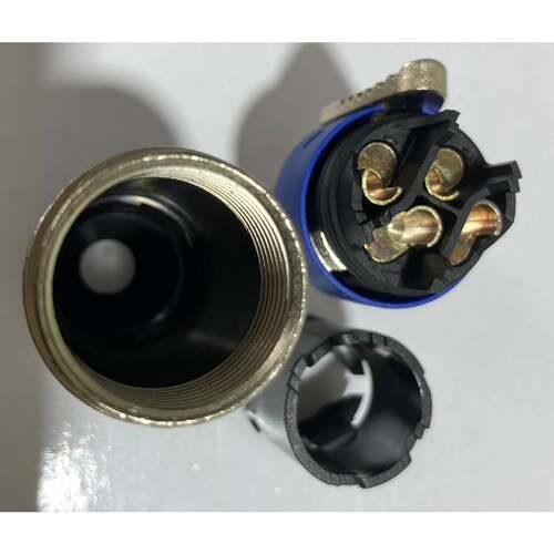 SPEAKON NLT4FX音频连接器，金色外壳，蓝色保护套议价