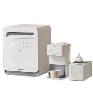 小白熊喂养台奶瓶消毒柜婴儿宝宝专用紫外线泡奶机摇奶器三合一