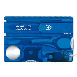 瑞士军刀正品瑞士刀维氏卡片刀0.7322.T2瑞士卡片刀多色照明军刀