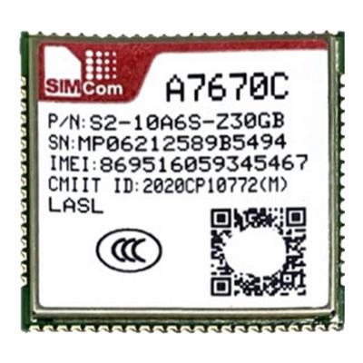 A7670C模组LASL模块4G全网通cat1物联网全新simcom