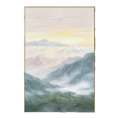 空间延伸感油画风温馨清新仿真假