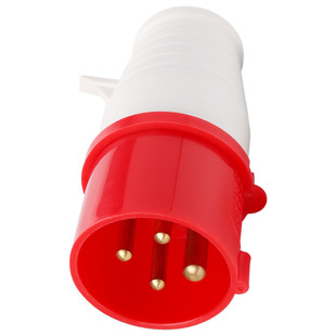 工业插头插座防水不防爆航空接头16a32a发电机快速220v380v连接器