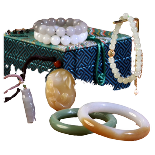 直播专拍和田玉手串女男翡翠玉石吊坠碧玉藕粉烟紫羊脂玉手镯玉镯