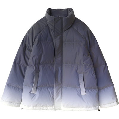 cv大码女装科技感立领面包服