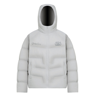 404MOB新国标90绒白鸭绒厚款羽绒服男女2025新款冬季棉衣外套上衣