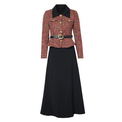 海青蓝套装女装两件套