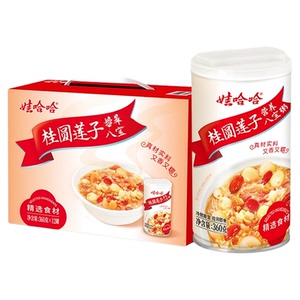 娃哈哈桂圆莲子八宝粥360g*12罐
