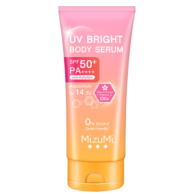 MizuMi高倍樱花身体防晒霜SPF50+