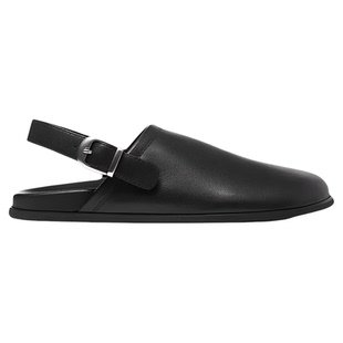 诗歌兰真皮女鞋2026年春新款勃肯鞋女包头半拖懒人鞋百搭搭扣单鞋