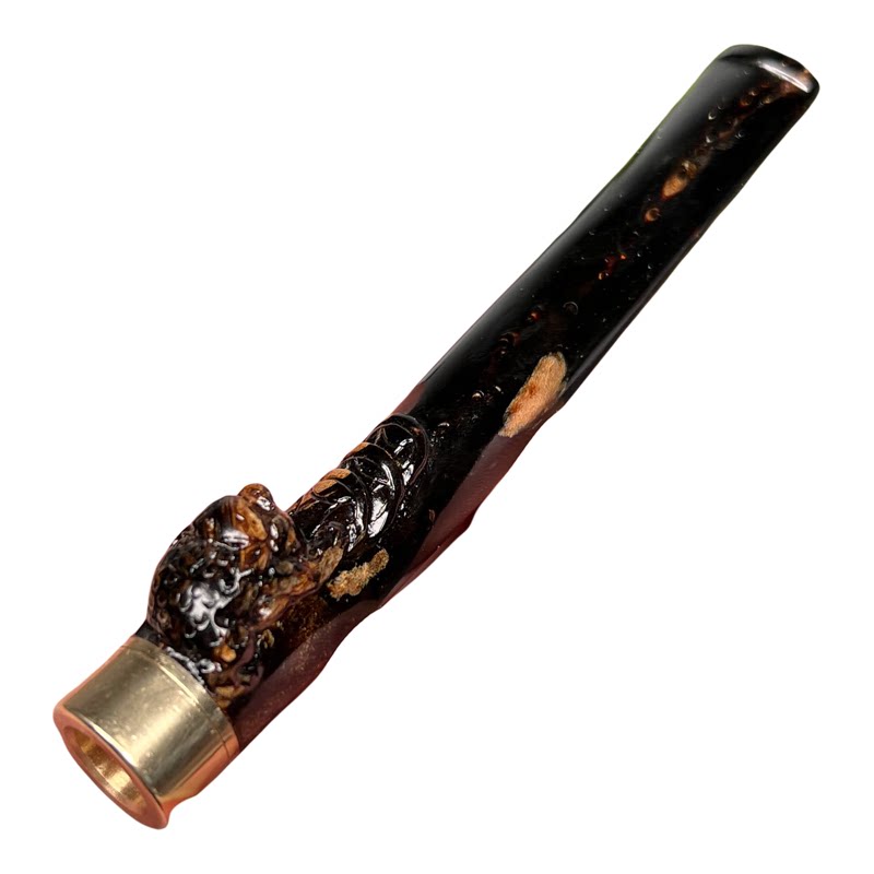 天然海柳拉杆粗中细通用烟嘴
