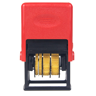 生产日期打码机手动可调超市食品保质期瓶盖金属罐塑料袋包装纸箱喷码机日期印章手持小型速干打码机回墨印章