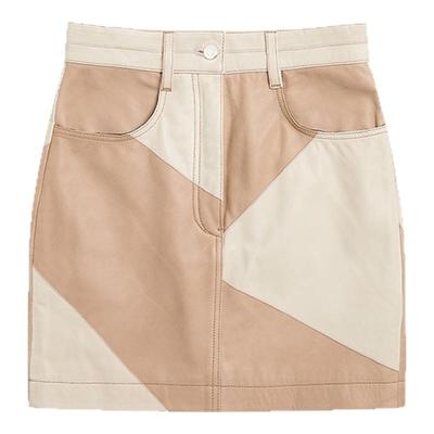 itiro女装短裙新品休闲时尚撞色