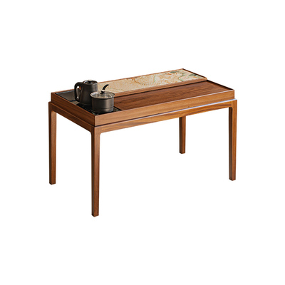 一体式烧水茶台邀友围坐享雅致