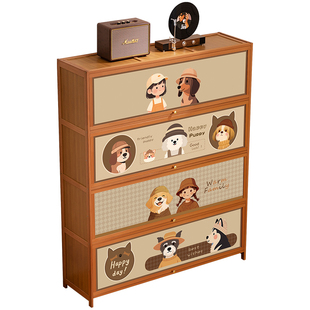 鞋架子多层家用门口入户带门鞋柜收纳柜一体靠墙简易新款爆款高档