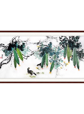 手绘手工专业国画真迹挂画丝瓜