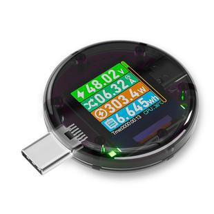 炬为Type-c pd手机充电器usb测试仪直流数字电流电压表检测功率计