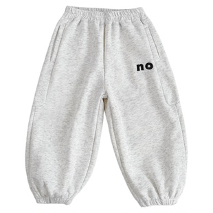 男童加绒裤子运动裤卫裤2026秋冬新款儿童加厚保暖一体绒休闲长裤