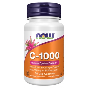 now foods复合维生素c 1000美国进口维他命vc口服vitamin胶囊