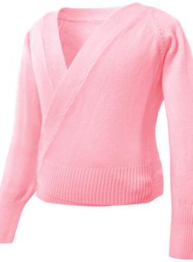 儿童舞蹈服女童春秋毛衣坎肩外搭