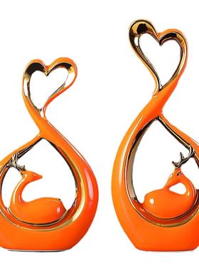 轻奢抽象客厅酒柜电视柜装饰