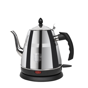 电热水壶茶叶SC认证加热茶壶1.5L不锈钢长嘴烧水随手泡QS评审茶具