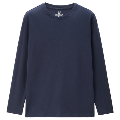 佐丹奴长袖基础大众纯色T恤纯棉