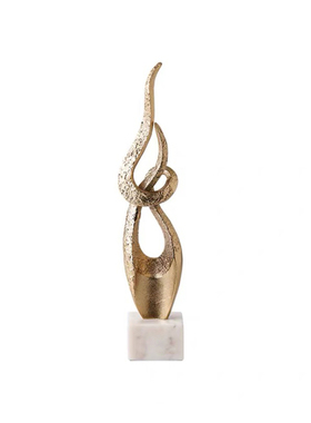 印度进口现代抽象火焰雕塑摆件