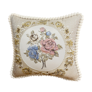 抱枕沙发客厅轻奢高级感灰色装饰靠背垫套子2024新款不含芯正方形