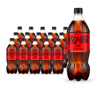 可口可乐雪碧芬达可乐888ml*12/6瓶整件装碳酸饮料夏季有糖无蔗糖