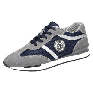 内增高男鞋8CM春秋网面透气运动休闲鞋男款小码阿甘鞋37码增高鞋