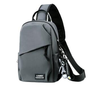 休闲简约轻便百搭斜挎包男运动胸包大容量挎包女学生旅行单肩包