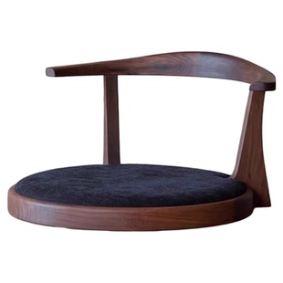 北欧日式简约实木榻榻米和室椅矮凳飘窗座椅靠背椅坐凳阳台休闲椅