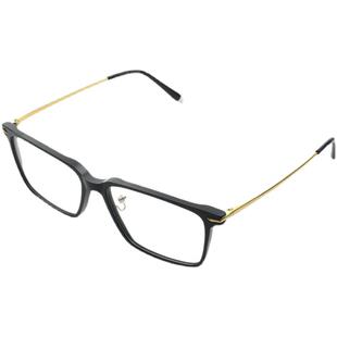 陈道明叶瑾言同款眼镜超轻商务方形透明纯钛男士近视眼镜框有度数